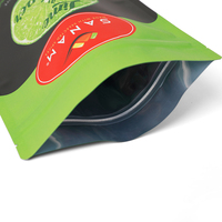 Sachet de condiment en aluminium, emballage pour poivre, sac de conservation alimentaire réutilisable, pochette autoportante avec fermeture éclair