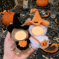 Pour LABUBU V4 Mini jouet fait à la main au crochet Halloween poupée vêtements taille personnalisable Design à la mode
