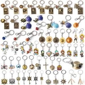 Collar con Soporte para Monedas de <span class=keywords><strong>Anime</strong></span> 3D de Metal, Diseño de Luffy Zoro, con Impresión UV, Llavero de Dibujos Animados - Product Image 3