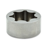 DewinTech Rotor de pompe à huile en acier inoxydable sinterisé, arbre de rotor de moteur nickelé, pièces de pompe à huile automobile haute pression 1250 Mpa