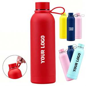 Wholesale Custom Drinking Insulated Stainless Steel Double Wall <b>Hot</b> 500ml <b>Water</b> <b>Bottle</b> <b>With</b> <b>Cover</b> - Product Image 1