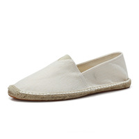 2026 nouveau KJ en Stock Logo personnalisé de haute qualité chanvre extérieur toile été pas cher plat décontracté confort respirant unisexe espadrilles