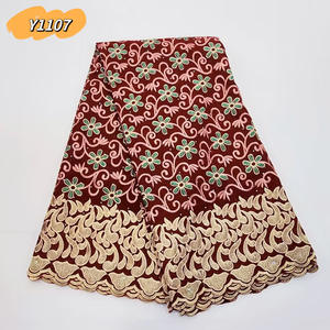 Nakış kuru İsviçre vual dantel kumaş 5 Yard avusturya Lafaya saf pamuk % <span class=keywords><strong>100</strong></span> pamuk hızlı teslimat vual pamuk dantel fransız - Product Image 5