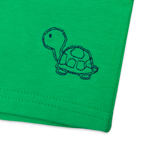 Bé Cậu Bé Toddler Đã Được Phê Duyệt Tùy Chỉnh OEM 100% Cotton Chống Cháy Động Vật In Áo Thun Trang Phục - Product Image 5