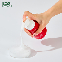 ECOMYPACK Bouteille Pompe Moussante Personnalisée 130ml 150ml en PET Durable, Bouteille en PETG Mat pour Mousse Nettoyante Cosmétique et Lavage du Visage