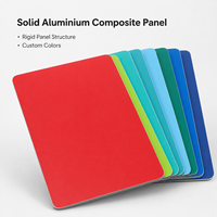 Panneau composite en aluminium ignifuge de 3 mm, 1220x2440 mm, revêtement PE beige, ACP pour les murs des halls d'hôtel
