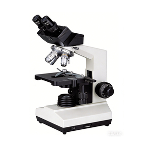 生物学用40-1800倍光学高品質ポータブルアッベコンデンサーハロゲン照明4倍-100倍ヘッド双眼顕微鏡（ラボ用） - Product Image 3