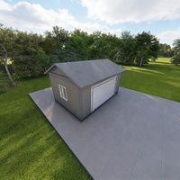 Garage préfabriqué en conteneur extérieur sur mesure DXH Factory, 20 pieds, 30 pieds, 40 pieds, à vendre