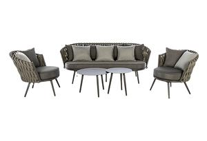 Ensemble <span class=keywords><strong>de</strong></span> canapé <span class=keywords><strong>de</strong></span> <span class=keywords><strong>salon</strong></span> extérieur en corde tressée contemporain Walden <span class=keywords><strong>2022</strong></span> à vendre - Product Image 5