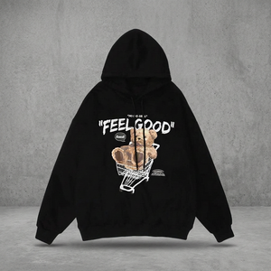 Sudadera con Capucha Personalizada para Hombre, 100% Algodón, Felpa, Corte Regular, Ropa de Invierno, Logotipo Estampado, Bordado, Secado Rápido, Alta Calidad - Product Image 2