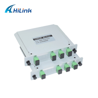 Fibre unique 3CH CWDM Mux Demux 1490nm 1510nm 1550nm peut longueur d'onde et connecteurs personnalisés