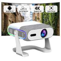 Projecteur intelligent Xnano Mini Android 14 LCD LED WiFi6 BT5.4 Lumière RGB Autofocus Correction automatique de la distorsion trapézoïdale Home Cinéma OEM ODM Mini Projecteur