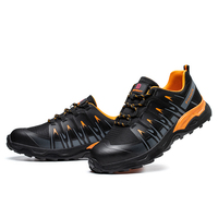 Crazy Horse cuir acier orteil hommes sport respirant Anti-crevaison Deltaplus chaussures de sécurité pour la randonnée