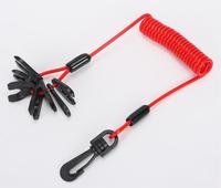 Cordon de sécurité durable pour coupe-circuit moteur, clé d'arrêt d'urgence pour jet ski, moteur hors-bord, équipement de sécurité marine