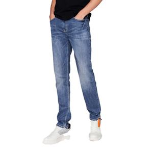 กางเกงยีนส์เดนิมทรงสลิมฟิตสไตล์วินเทจคุณภาพสูงผ้าฝ้าย 100% ล้างสีแบบดีไซน์ใหม่แฟชั่นไฮสตรีทสำหรับผู้ชาย - Product Image 2