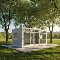 Structure en acier préfabriquée mobile et portable de 20 et 40 pieds, en kit, pliable, pour maisons conteneurs métalliques préfabriquées