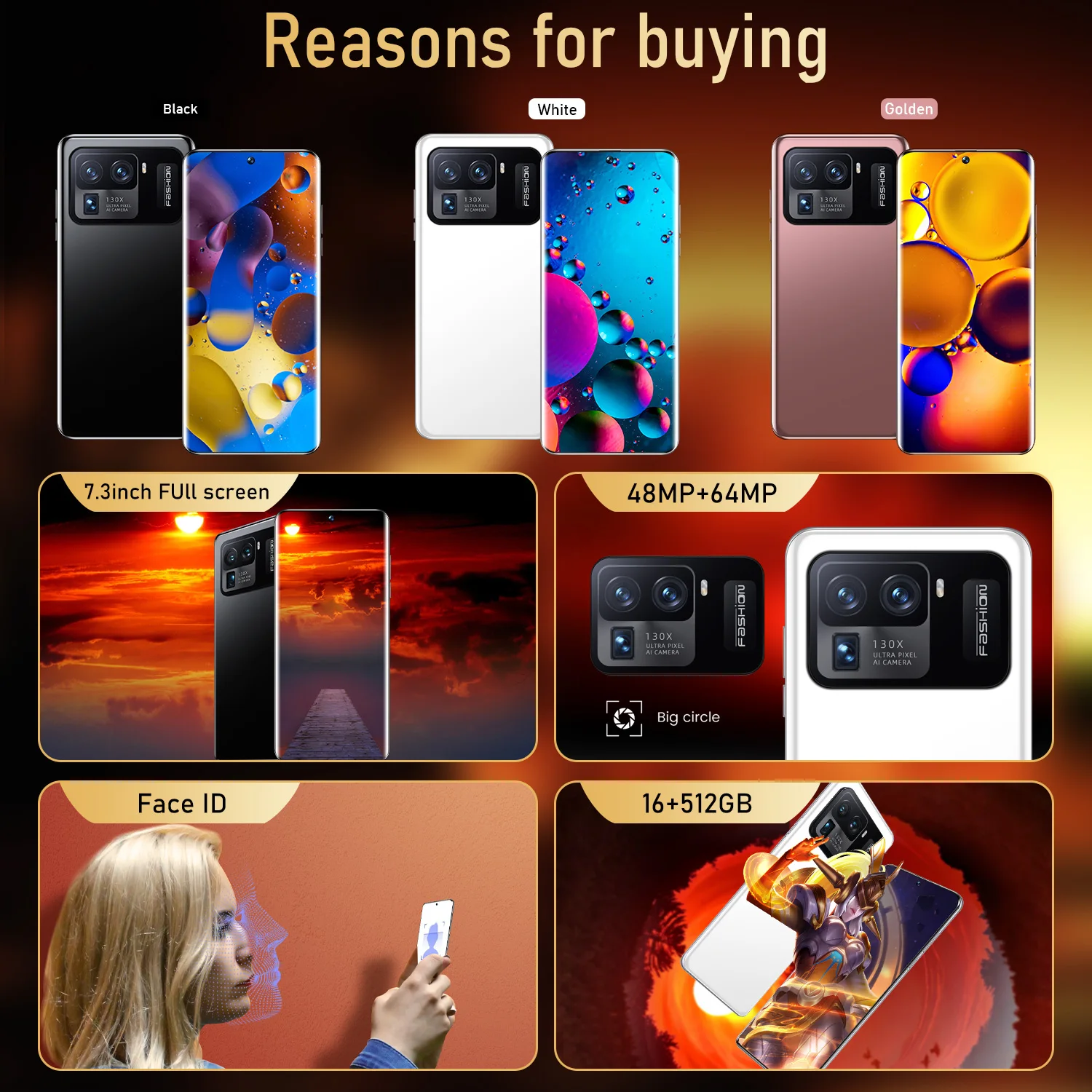7.3 inch 5g smartphone | GoldYSofT Sale Online