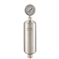 Amortisseur de pulsations professionnel en acier inoxydable de type chambre à air pour système de conduite d'eau