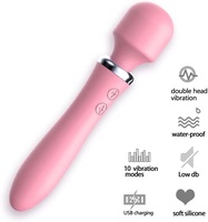 360° Rotierender Stoßdildo G-Punkt und Klitoris-Stimulator für Frauen 10-Gang Wiederaufladbarer Umweltfreundlicher Silikon-Vibrator Geräuschpegel <50dB