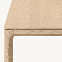 RH PADOUE Table à manger rectangulaire traditionnelle en bois de chêne massif Ensemble de 6 chaises de table à rallonge Personnalisable Maison/Restaurant Salle à manger