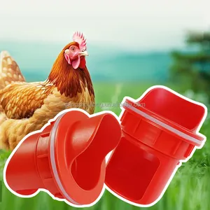 ZB DIY Hole Saw Quail Broiler Hen No-Waste gravity feed Cover Hole Kit PVC Poultry Chicken Feeder Port