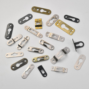 Concealed Hooks <b>For</b> Wall Mounting Stainless Steel Rectangle Removable Hardware Accessories <b>For</b> Photo <b>Frames</b> And <b>Paintings</b> - Product Image 3