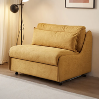 Canapé-lit extensible haut de gamme pour petit appartement avec matelas, pliable pour salon, balcon, canapé