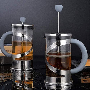 เครื่องชงกาแฟแบบกดฝรั่งเศสสีดำ ขนาด 1000 มล. แก้วโบโรซิลิเกตคุณภาพสูง พกพาสะดวก พร้อมโลโก้สั่งทำได้ ดีไซน์ทันสมัยเรียบง่าย วัสดุ PP ใหม่ - Product Image 3