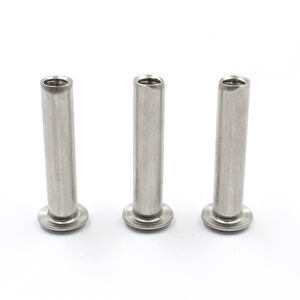 Écrous à tête hexagonale plate biseautée en acier inoxydable M2 M3 M4 M5 M6 M8 M10, connecteurs de joint pour meubles en <span class=keywords><strong>bois</strong></span>, rivets - Product Image 4