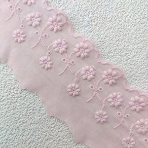 Nouveauté, ruban en dentelle brodée florale multicolore de 5,5 cm pour la décoration de robes, 16 yards - Product Image 6
