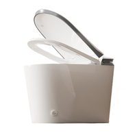 WC intelligent à poser au sol, en céramique haut de gamme, bidet intelligent, toilette électrique à chasse automatique avec télécommande
