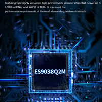 Décodeur Audio HIFI sans perte 2 pièces ES9038Q2M DAC DSD256 384KHz décodage lecteur de musique QCC3084 Bt 5.4 Module AMANERO
