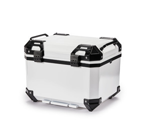 Maleta Trasera para Motocicleta de 45L con Respaldo y Forro, Pintada de Blanco, Directo de Fábrica - Product Image 1