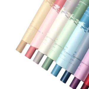 Papel de Regalo en Inglés, Color Brillante, Engrosado, Bicolor, de Alta Calidad, Papel Ouya, Papel para Envolver Flores - Product Image 5