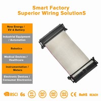 Abu-abu IDC kabel pita datar 16P 2*8P 2.54mm Pitch Ekstensi tali abu-abu perlengkapan mekanik layar LED