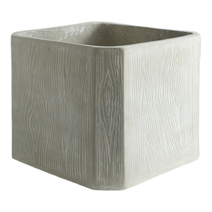 Pot de fleurs moderne en fibre de verre, style simple, motif <span class=keywords><strong>bois</strong></span>, polyvalent, <span class=keywords><strong>sur</strong></span> <span class=keywords><strong>pied</strong></span>, pour la maison et le jardin, jardinière unique faite à la main - Product Image 6