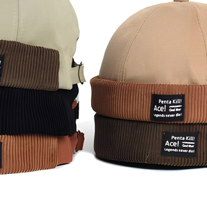 Gorra de pana plana estilo japonés hip-hop, sombrero de propietario, ajustable para hombre, para exteriores/casual, nueva moda retro - Product Image 5