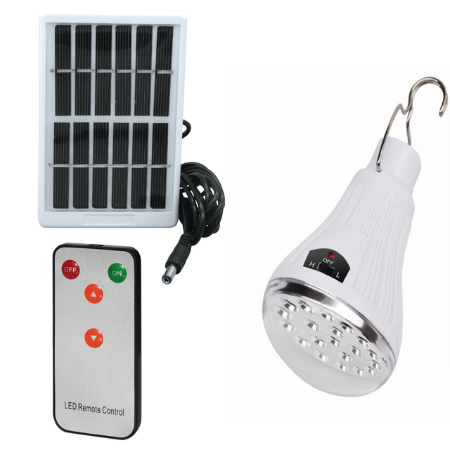 Cheap Price AC and DC LED Bulb Solar Powered E27/B22 LED Lighting Lamp