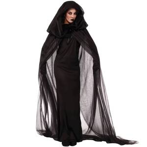 Disfraz de Vampiresa, Fantasma, Novia, Demonio, Vestido Negro, Juego de Roles, Cosplay, Uniforme, Halloween, Disfraz para Mujer Adulta - Product Image 1