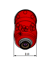 Atomiseur rotatif à grande vitesse BRT PLC à moteur, débit de 400 cc/min, protection IP54, 50 000 tr/min, robot rotatif de 50 mm, garantie 1 an - Product Image 3