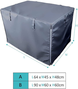 Housse pour niche de chien, 36 pouces, en tissu Oxford, housse robuste pour animal de compagnie - Product Image 2