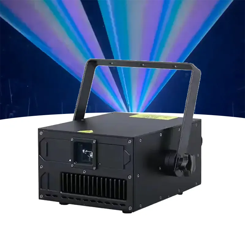 Yeni 6W 10W rgb animasyon lazeri reklam gece disko etkisi metin sahne gösterisi ekipmanları kulübü dj lazer ışığı satılık