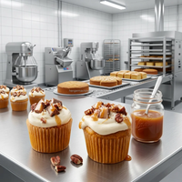 Machine à cupcakes neuve et économique pour la fabrication de petits gâteaux et desserts, idéale pour la boulangerie, facile à utiliser, à base d'eau et de farine, à prix avantageux.
