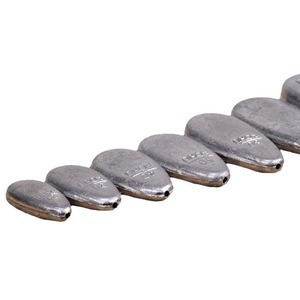 Aohuzhongtong Plomb de pêche plat 30g 40g 50g 60g 80g 100g 120g 150g 200g, matériel de pêche de haute qualité - Product Image 4