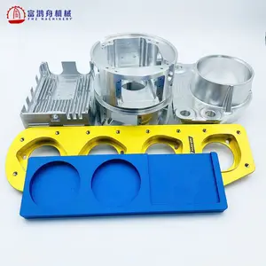 Customized Precision 5 Axis Cnc Milling Service Machining Metal Block Machined Anodized Aluminum Parts