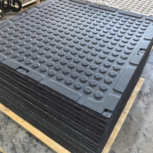 Rotolo di gomma per pavimentazione da palestra ad alta densità, durevole, facile da pulire, resistente al sudore, spessore personalizzabile da 20mm a 50mm per tappetini per attrezzature fitness - Product Image 4