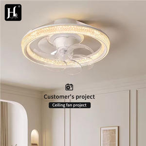 Music 360 Oscillating Head 48 cm 18.9 inch for Smart LED Ceiling <b>Fan</b> Home Office <b>Light</b> with 6-Speed & Quiet Operation - Product Image 5