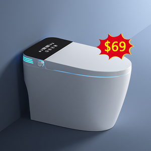 Hiện đại tự động cảm biến tuôn ra một mảnh thông minh CHẬU VỆ SINH WC Sưởi ấm nhà vệ sinh bát hoạt động tự động thông minh nhà vệ sinh với điều khiển từ xa - Product Image 1