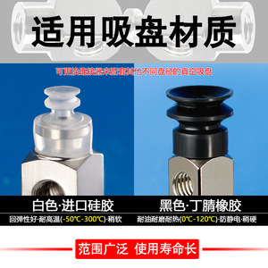 Accessoires pneumatiques série SMC ZP3-Y10UMN-B5-B5, support de ventouse à entrée latérale pour ventouses pneumatiques, raccords pneumatiques - Product Image 4