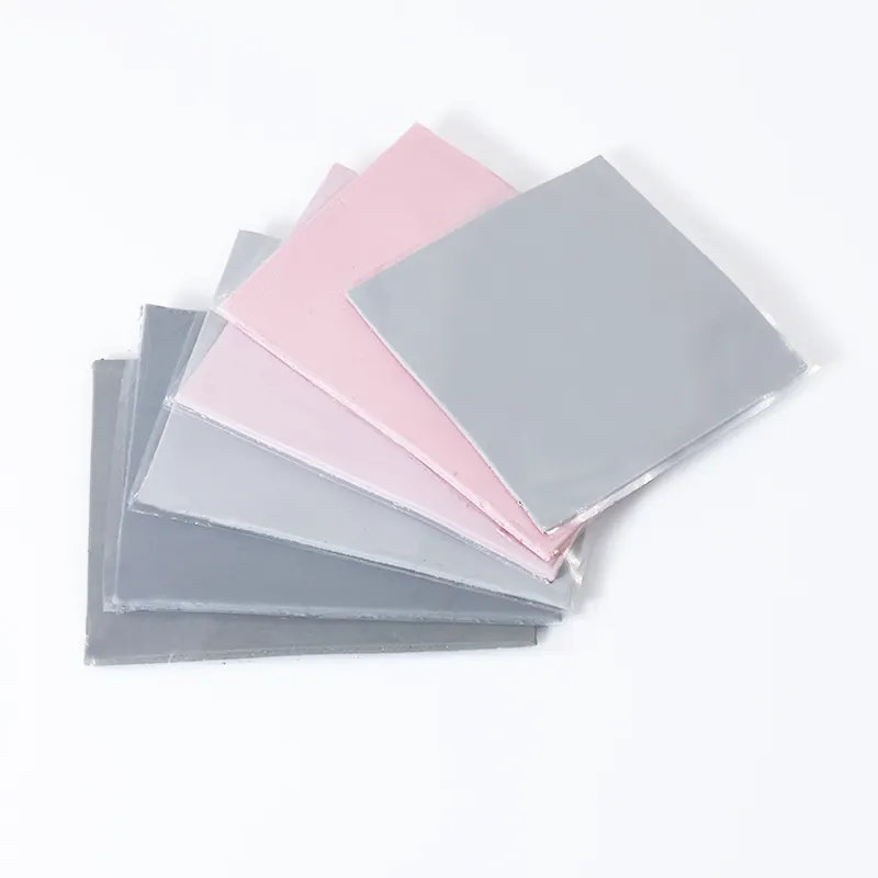 Manufacturer Supplier Custom Laptop 12W 1mm 1.5mm 2mm 3mm Insulation Sheet Silicone Hard Drive Cpu GPU Thermal Conductive Pad